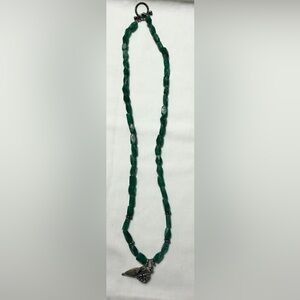 Elegant Green Beaded Necklace